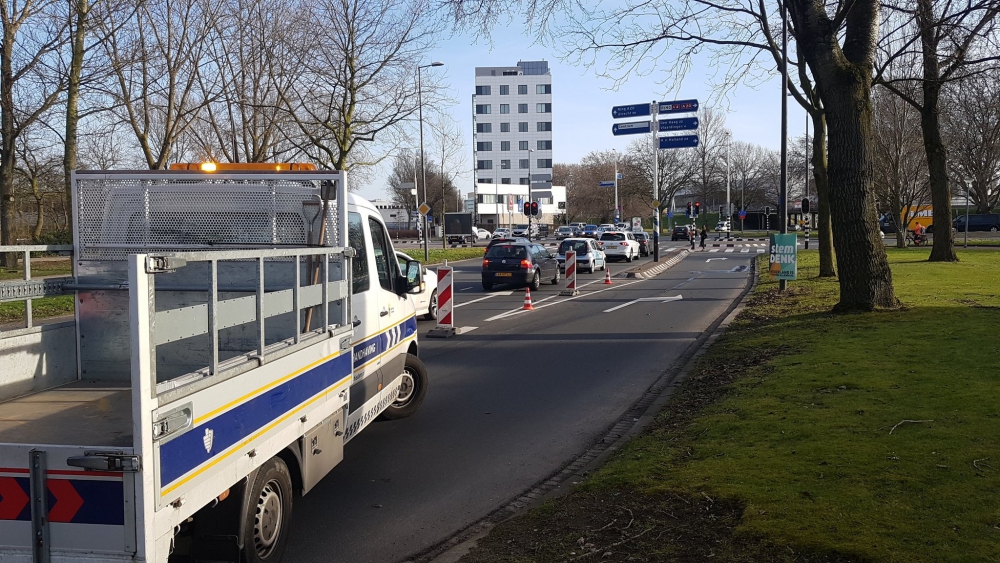 Weg afgesloten om dieselspoor