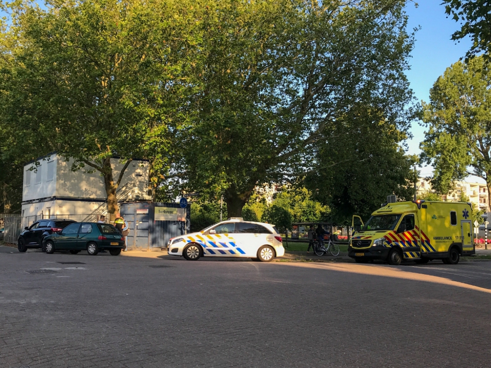 Aanrijding tussen twee auto&#039;s in Nieuwland