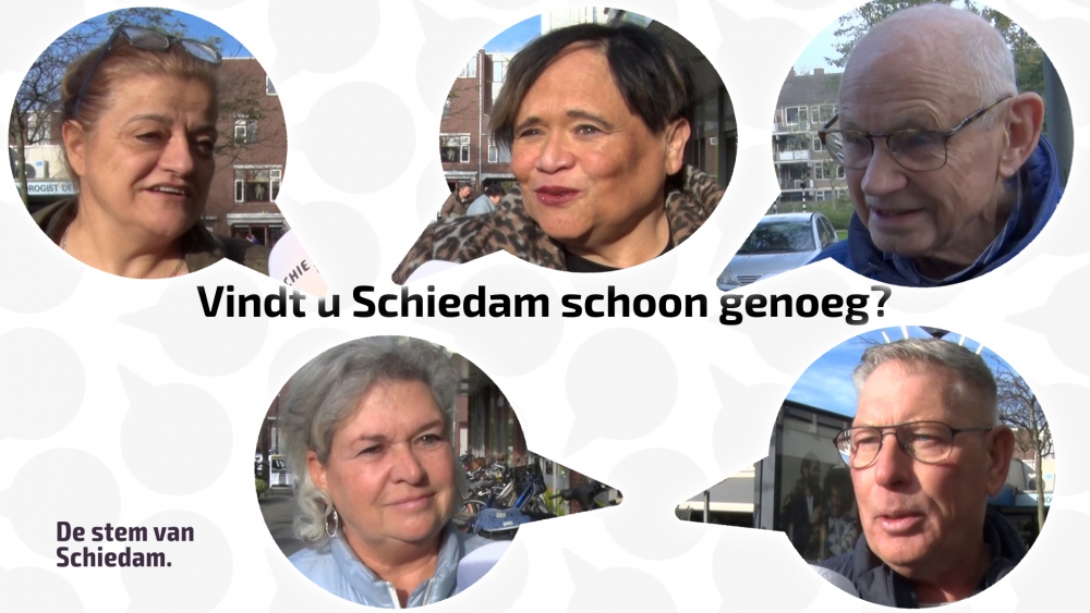 De stem van Schiedam: vindt u Schiedam schoon genoeg?