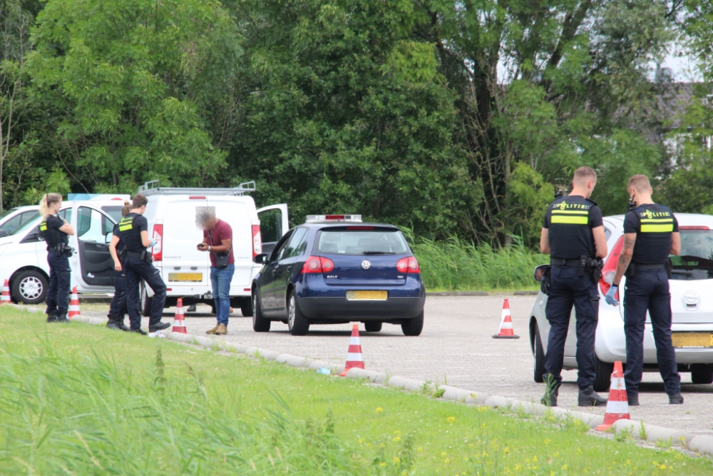 Politiecontrole door agenten in opleiding