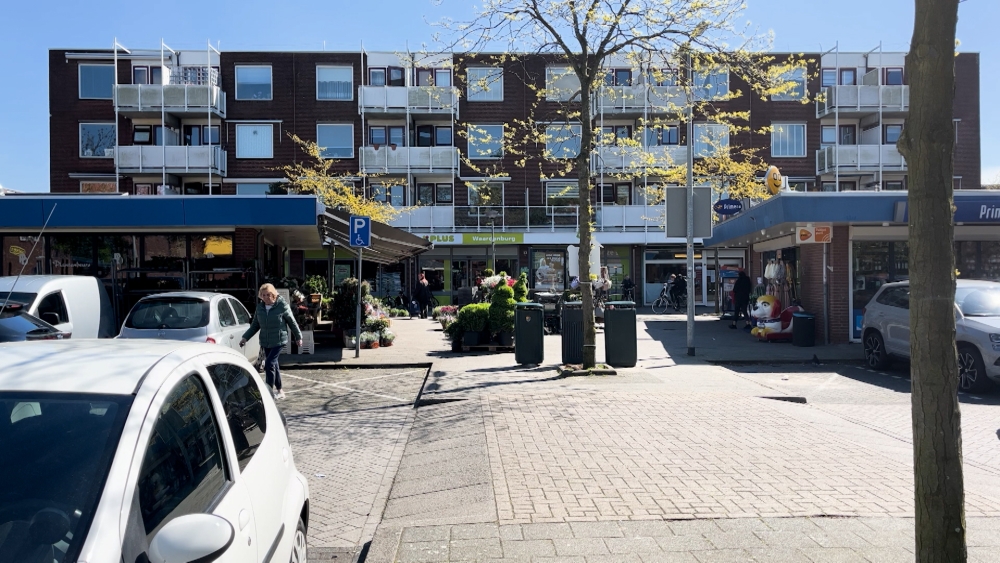 Het Geuzenplein in Schiedam Noord