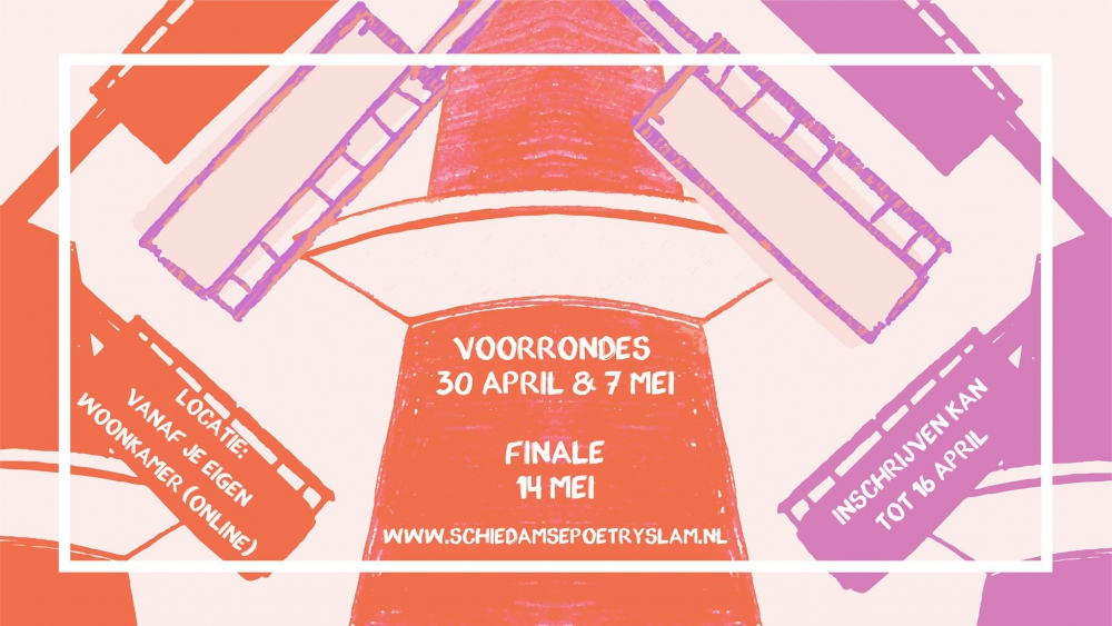 Woordkunstenaars gaan via livestream de strijd met elkaar aan op 30 april