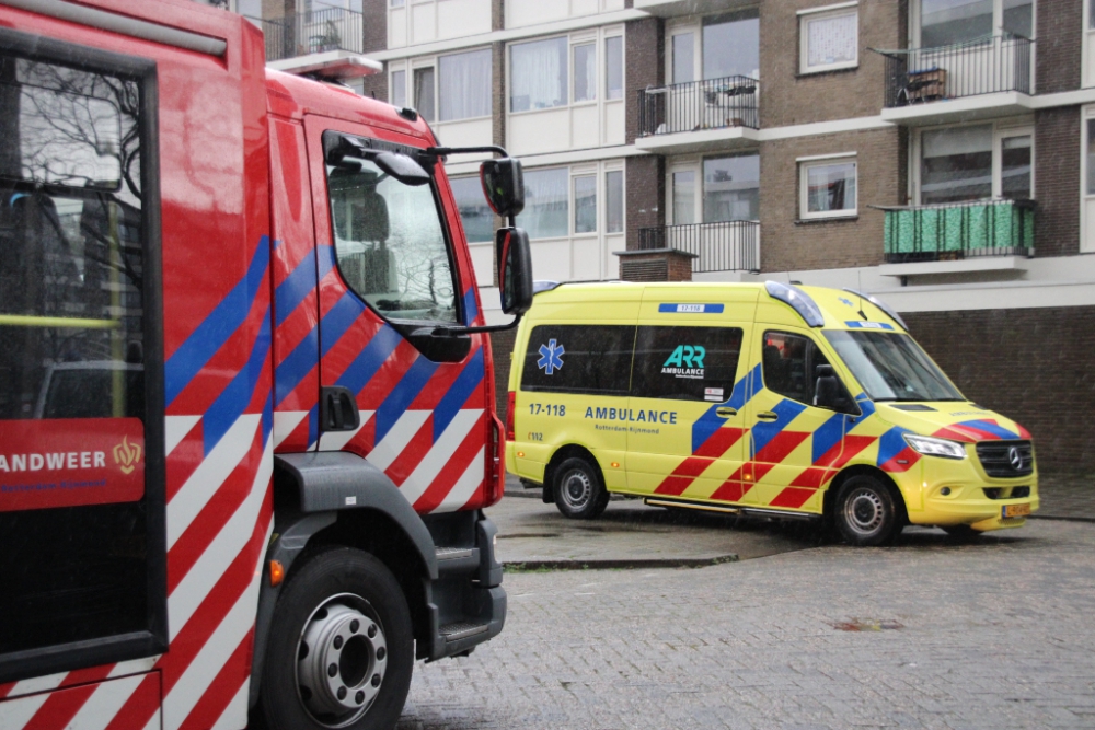 Brand bij aansteken gaskachel in Nieuwland