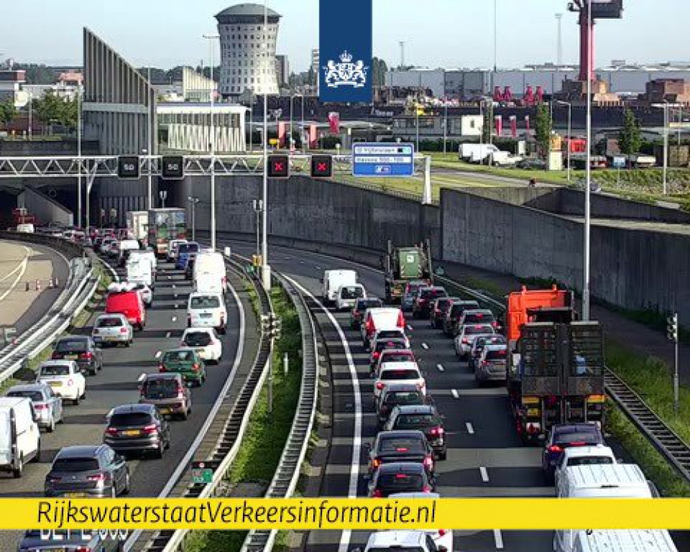 Ongeval in Beneluxtunnel