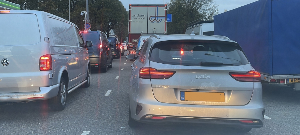 Geen doorkomen aan met de auto