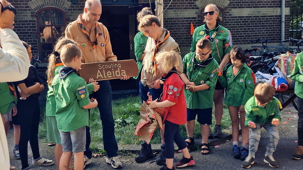 Fusiescoutingvereniging in Schiedam gaat Aleida heten