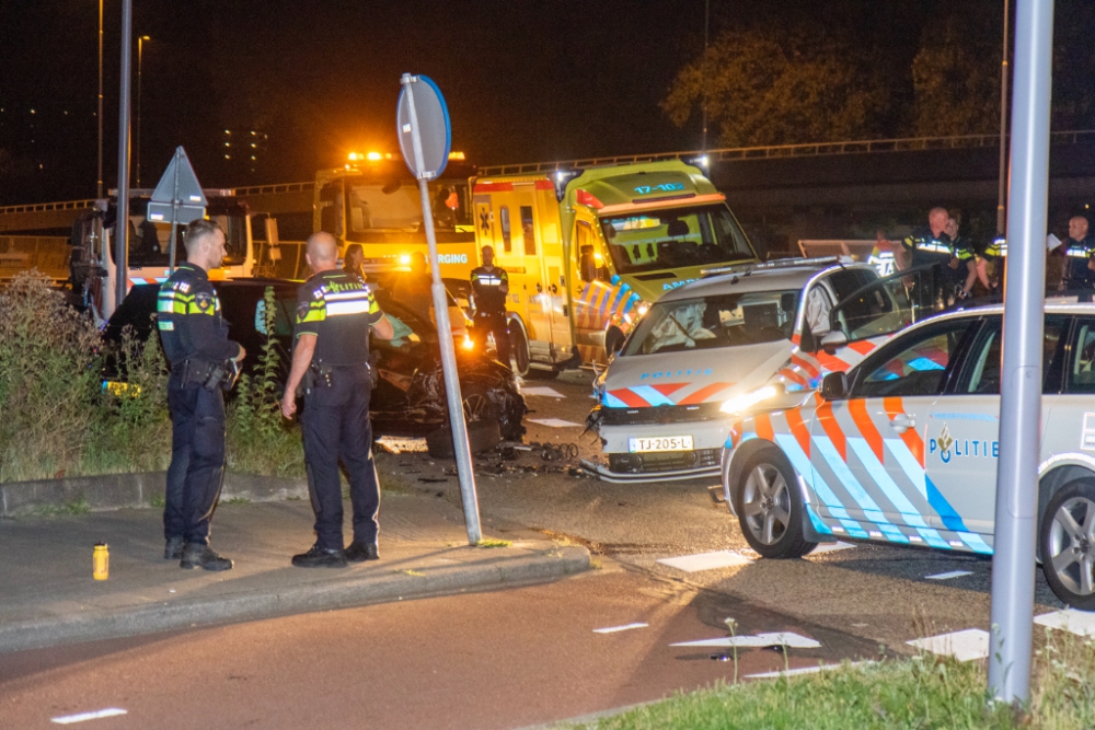 Vluchtende automobilist reed met 185 km per uur over de A20