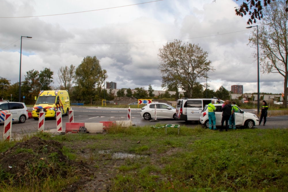 Aanrijding tussen twee auto&#039;s op de Hargalaan