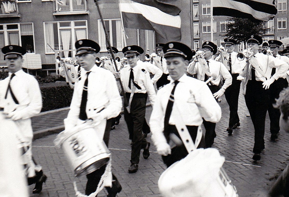 Reünie 90-jarige Rijnmondband Schiedam