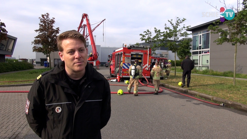 Brand in laboratorium Jan van Galenstraat