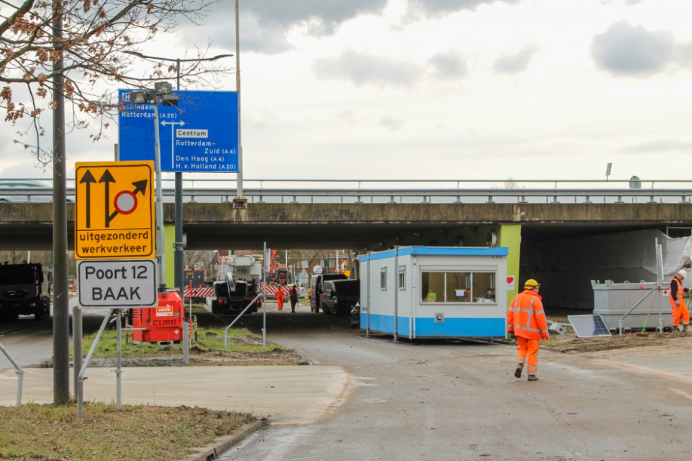 Werkzaamheden aan viaduct A20 vorderen gestaag