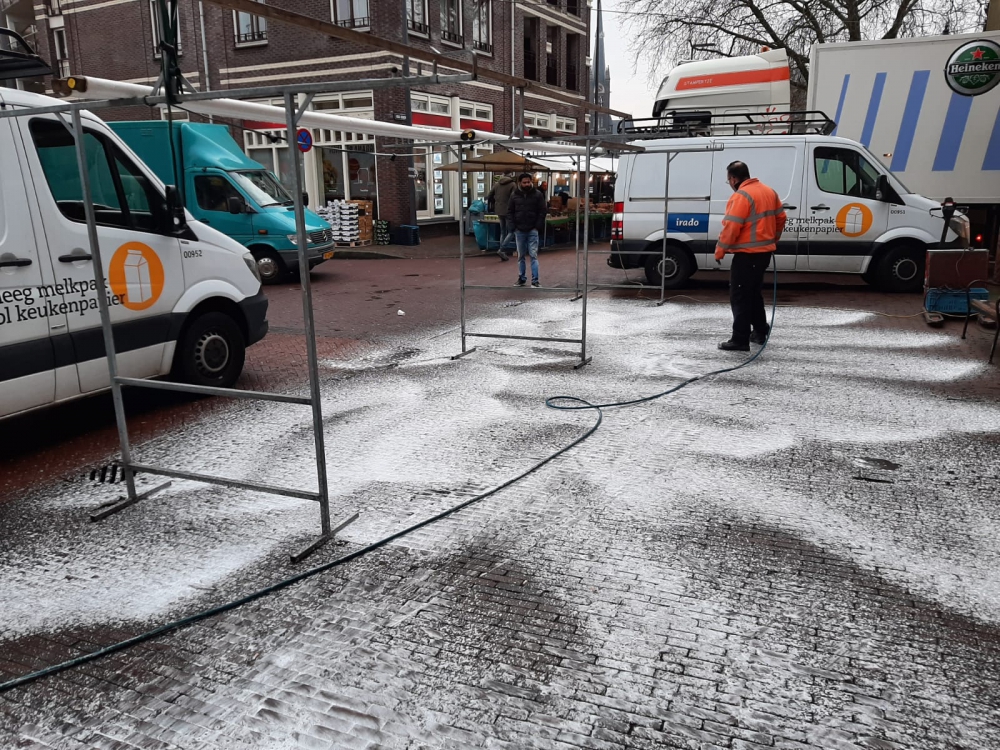 Irado zorgt toch nog voor een beetje wintergevoel in Schiedam