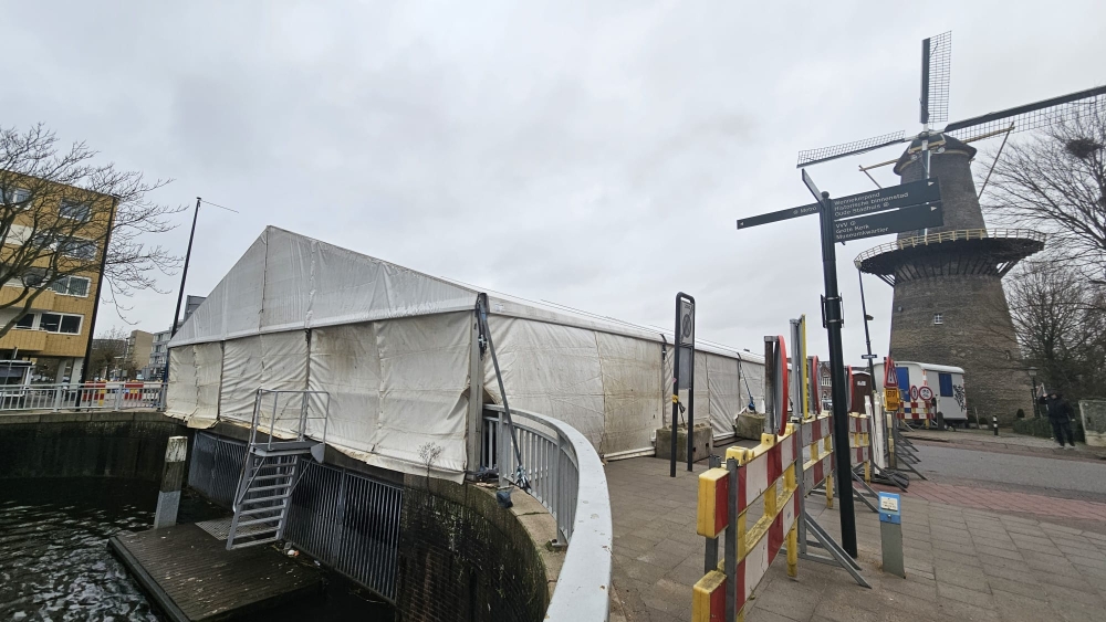 Schiedamse Spoelingbrug nog een week dicht voor onderhoud