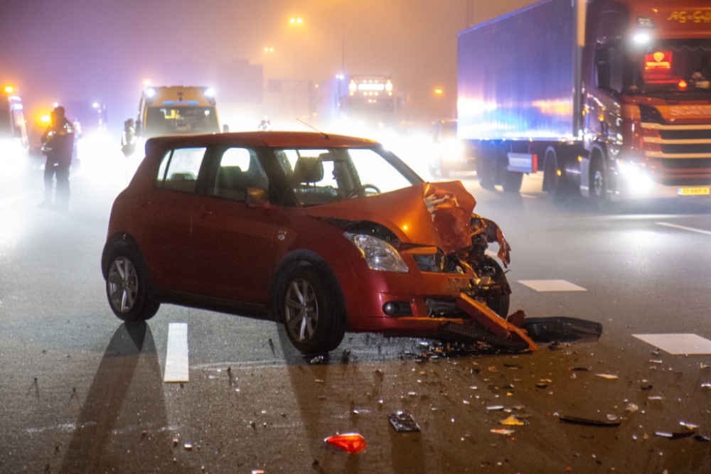 Twee ongevallen op de A20