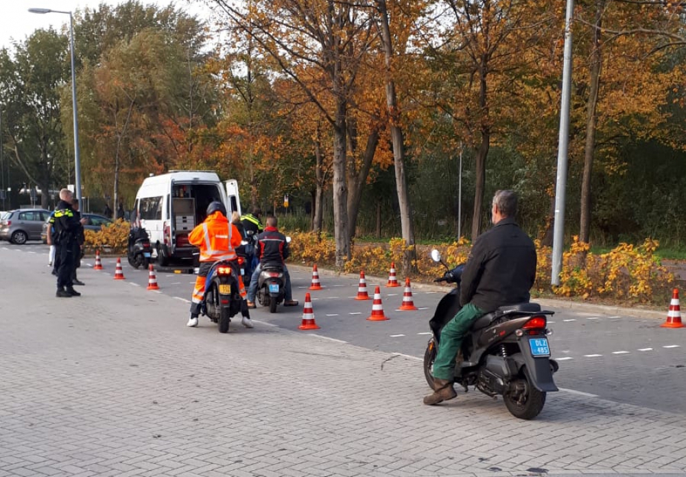 Politie houdt acties in Groenoord