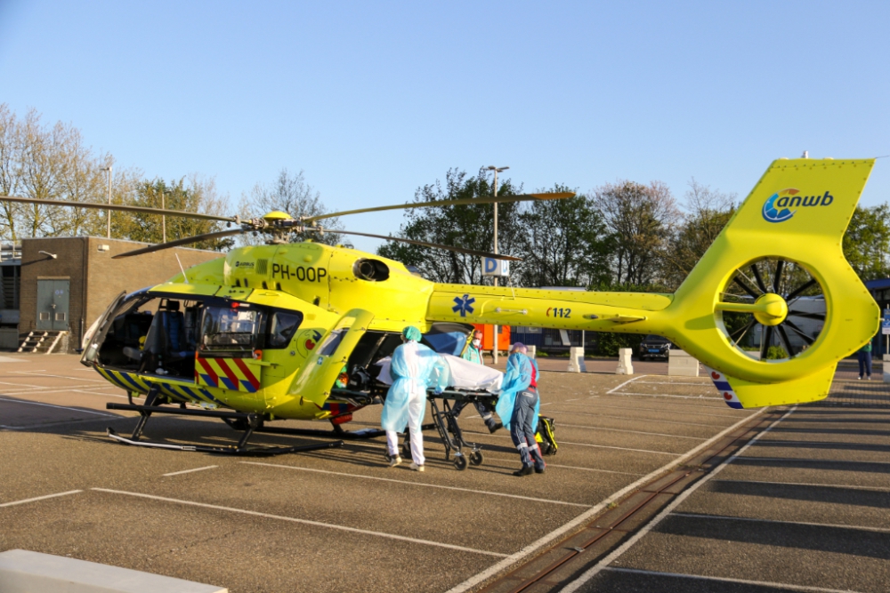 Patiënten Franciscus Gasthuis &amp; Vlietland per traumahelikopter overgevlogen naar het noorden