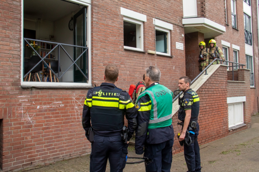 Explosie in woning Gedempte Baansloot