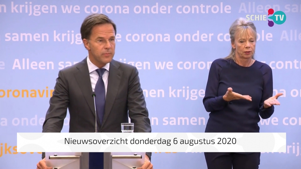 Het nieuwsoverzicht van donderdag 6 augustus 2020