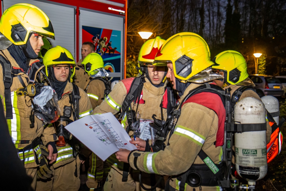 Grote oefening in verzorgingstehuis