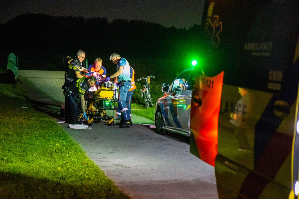 Scooterrijder zwaargewond na val op het Huigenhofpad