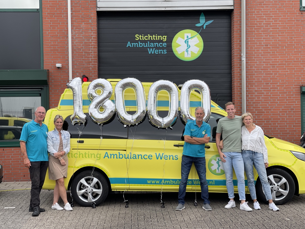 Stichting Ambulancewens bereikt volgende mijlpaal