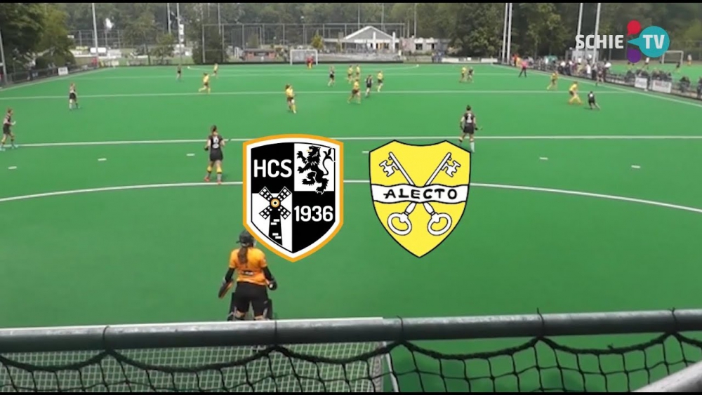 HCS dames 1 tegen Alecto uit Leiderdorp