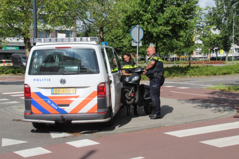 Aanrijding op Nieuwlandplein