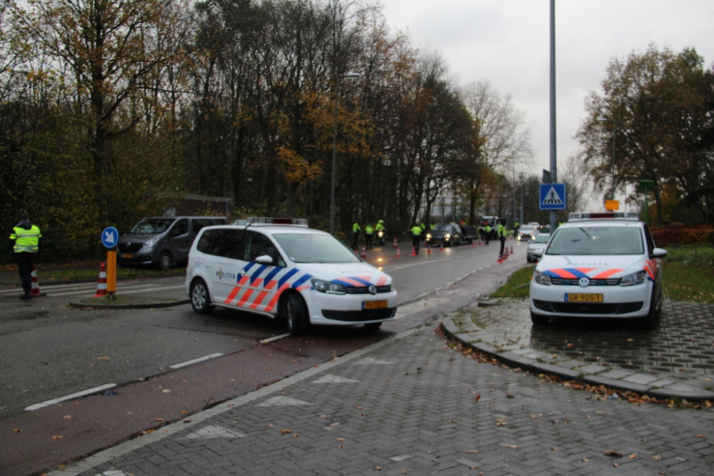 Grote actie door agenten in opleiding