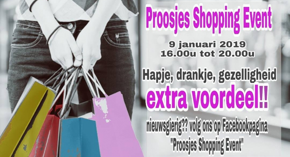 Proosje Shopping Event op de Hoogstraat