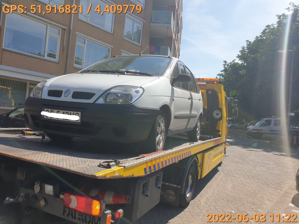 Weer auto weggesleept door Handhaving: 27 openstaande boetes