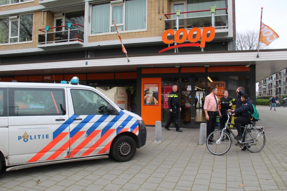 Weer overval op COOP supermarkt aan de &#039;s-Gravelandseweg