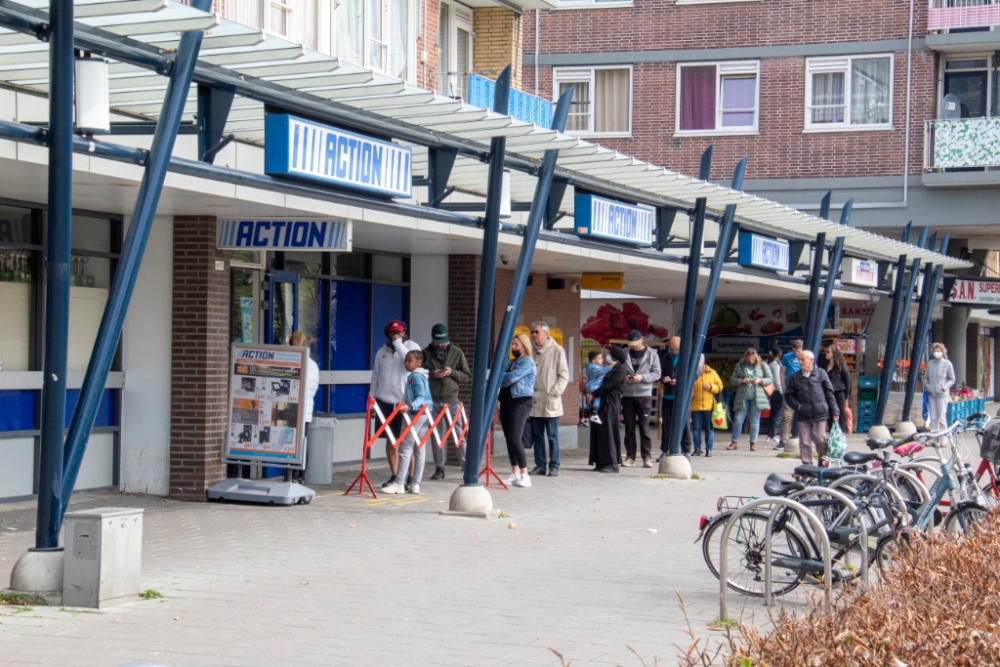 Action weer open zonder afspraak en het is gelijk weer druk