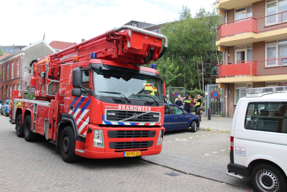 Brand in aanleunwoning Frankeland