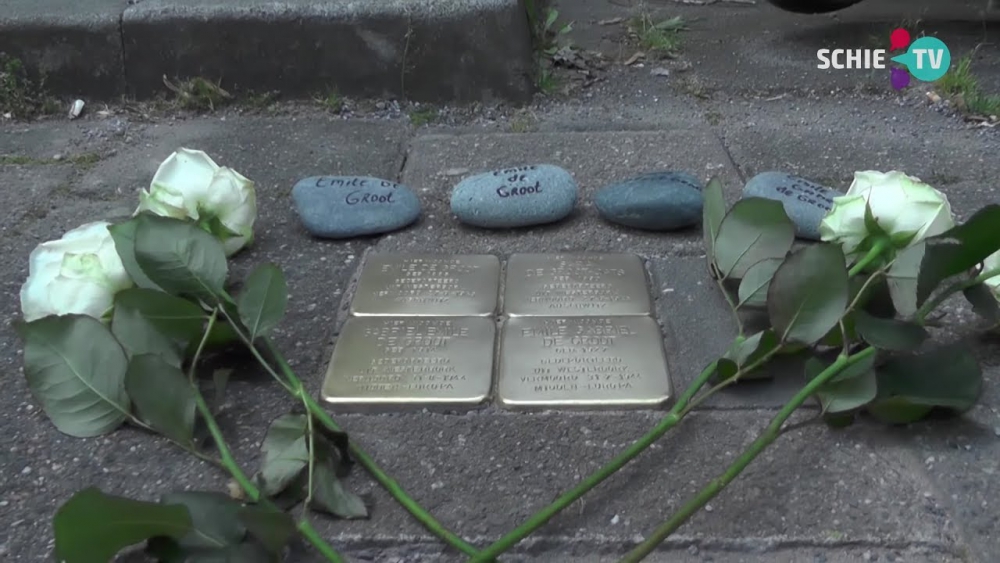 Internationale poetsdag Stolpersteine ook in Schiedam