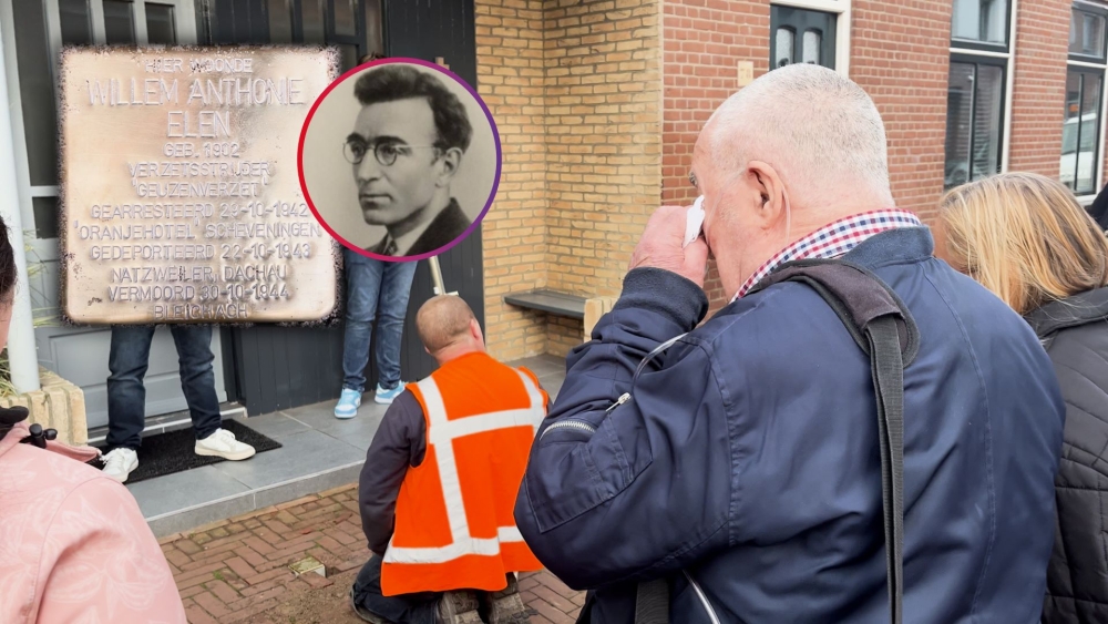 Adri (83) laat Stolperstein plaatsen voor zijn vader Willem, die hij nooit heeft gekend