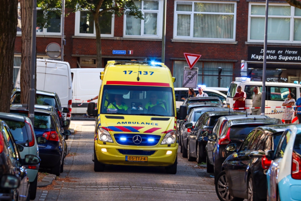 Zwarte rook bij keukenbrand