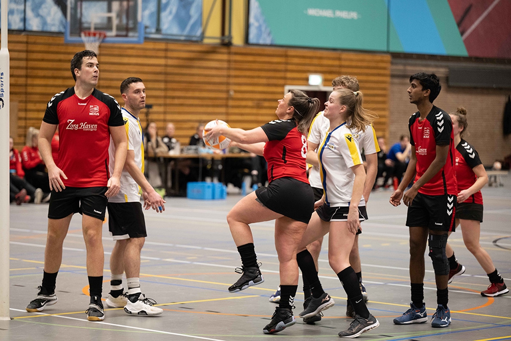 Schiedamse korfballer van Nexus hebben aan tweemaal winst genoeg om kampioen te worden