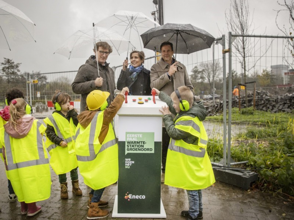 Na door tegenstanders verloren rechtszaak is bouw warmtestation Groenoord van start gegaan