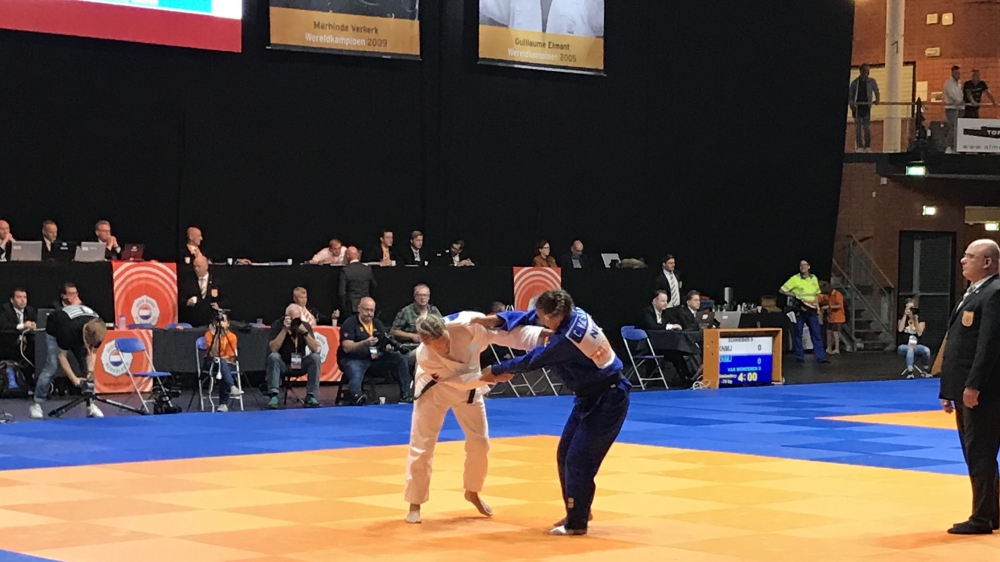 Zevende plaats voor Ruby Banen op NK judo