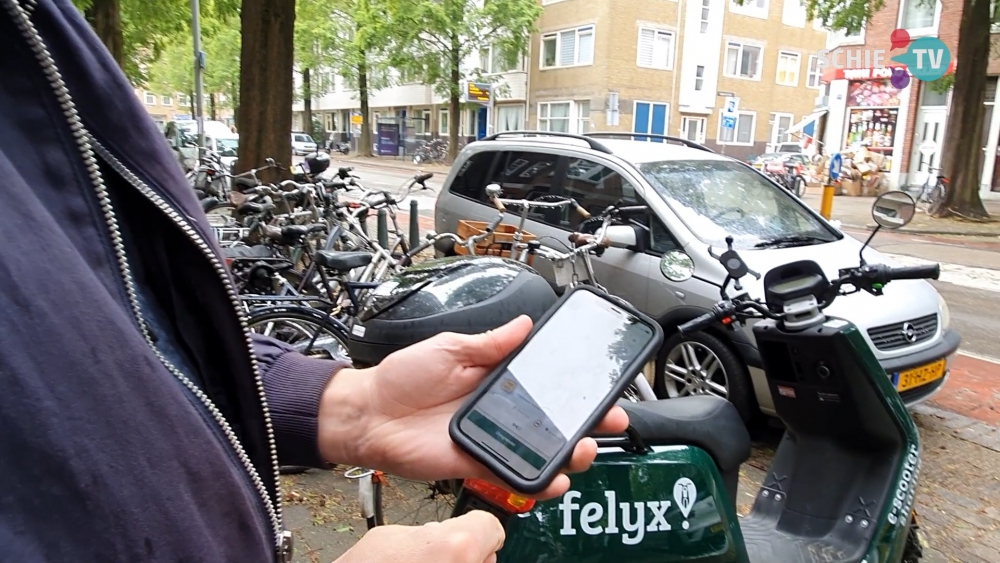 Bewoners zijn overlast door geparkeerde huurscooters zat, Felyx zegt: &#039;meld het ons en wij lossen het op&#039;