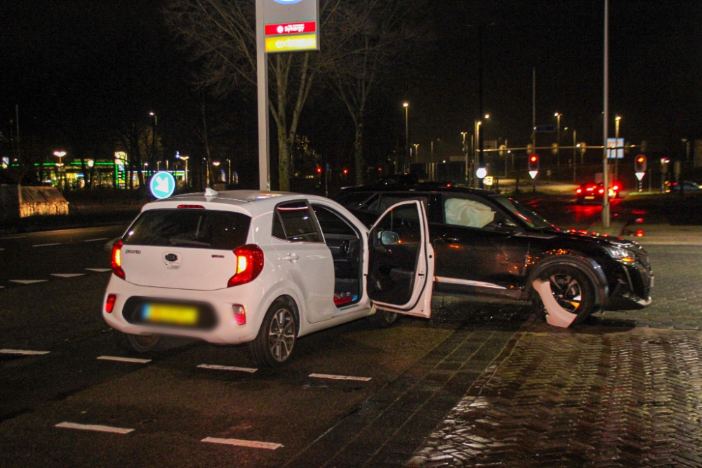 Flinke aanrijding in Vlaardingen