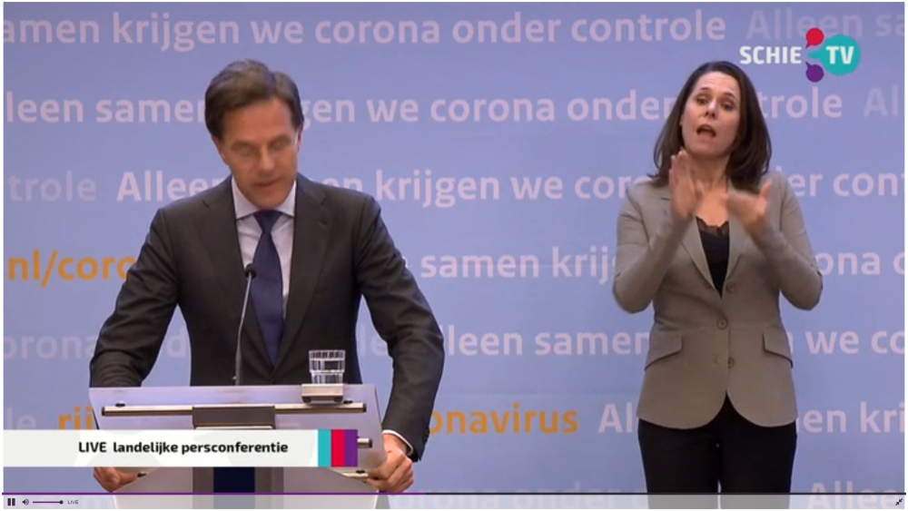 Komen er versoepelingen? Persconferentie live op SCHIE TV