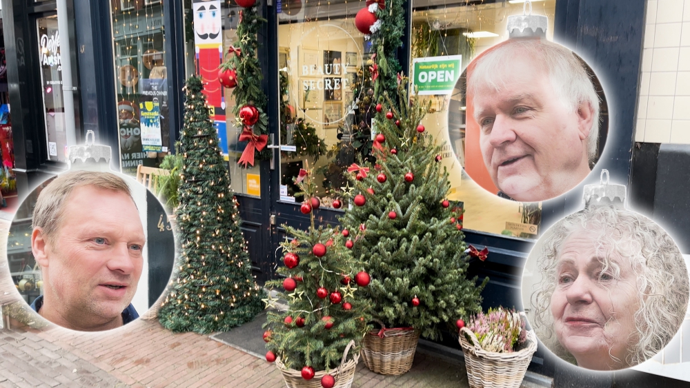 Geen (sfeer)verlichting op de Hoogstraat, maar ondernemers doen hun best om de kerstsfeer erin te houden