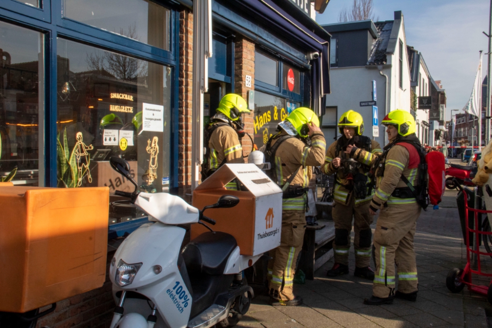 Brand in frituurpan in snackbar op de Groenelaan