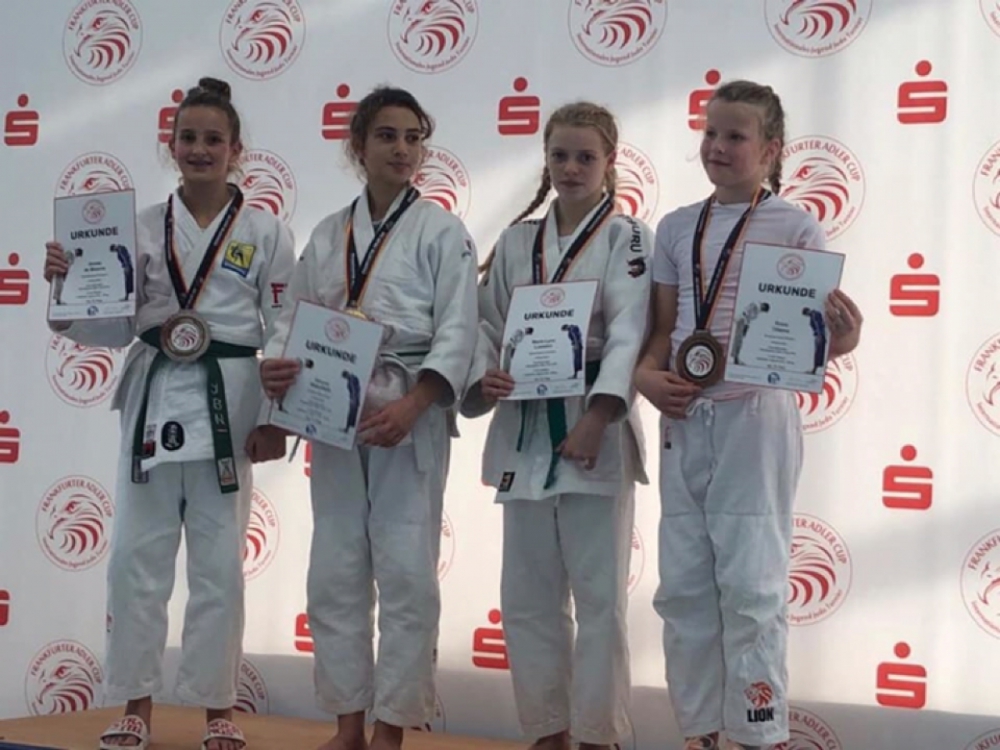 Podiumplaatsen voor judoka’s Sportinstituut Schiedam in Frankfurt